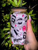 Boss Babe Lash & Latte Glass Can