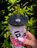 Boss Babe Lash & Latte Glass Can
